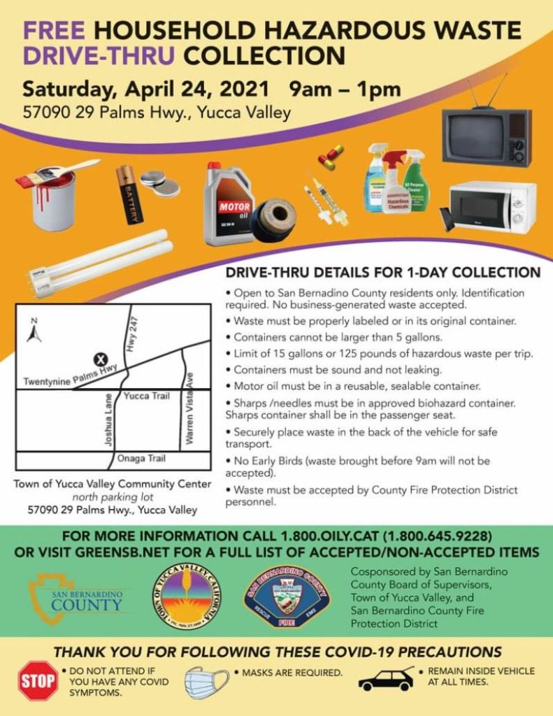 Household Hazardous Waste Collection Event Next Week