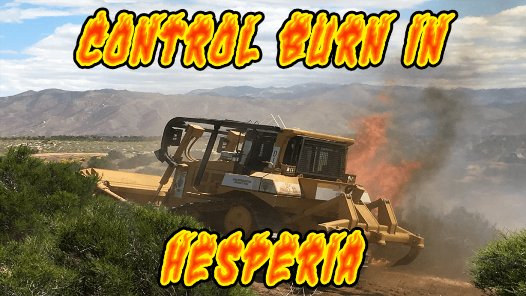 Schedule Control Burn for Hesperia Tuesday – Thursday Morning