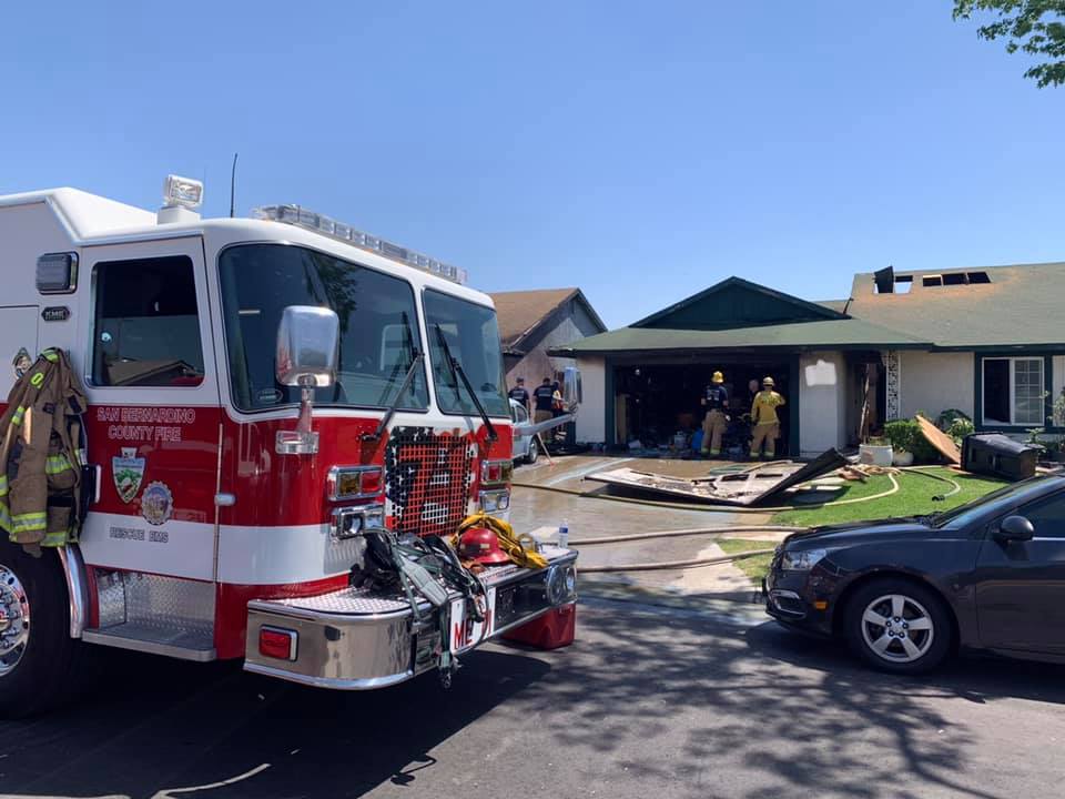 Two Fontana Homes Damaged in 2-Alarm Fire