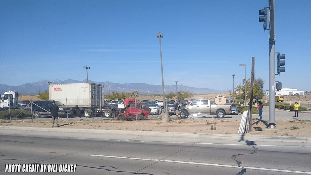 Multi-Vehicle Traffic Collision on Highway 395 at Joshua St.