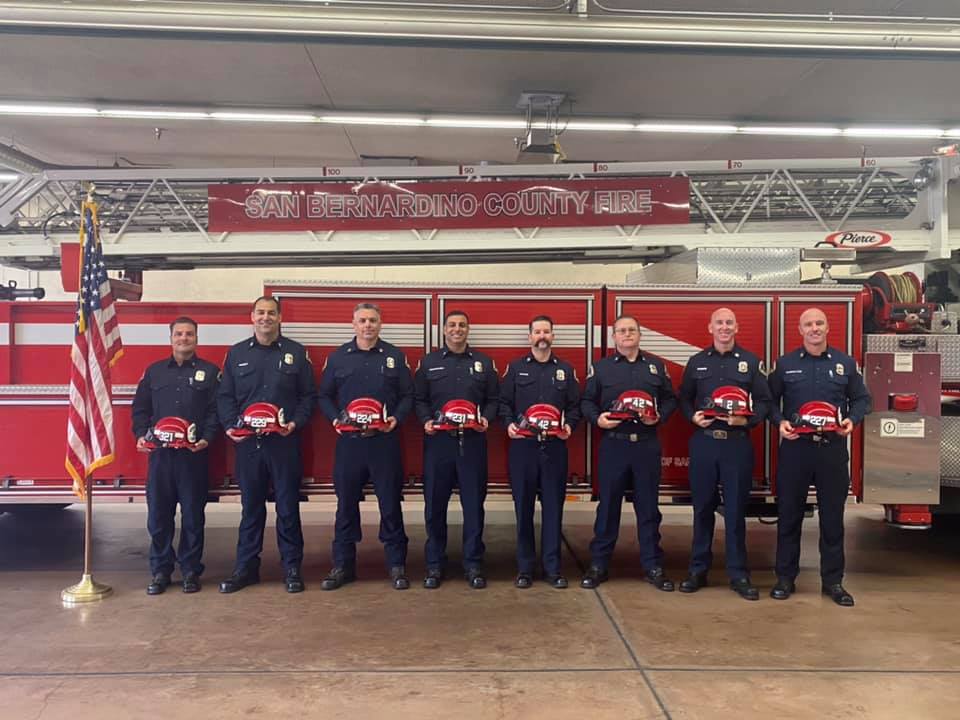 Eight Fire Captains Promoted