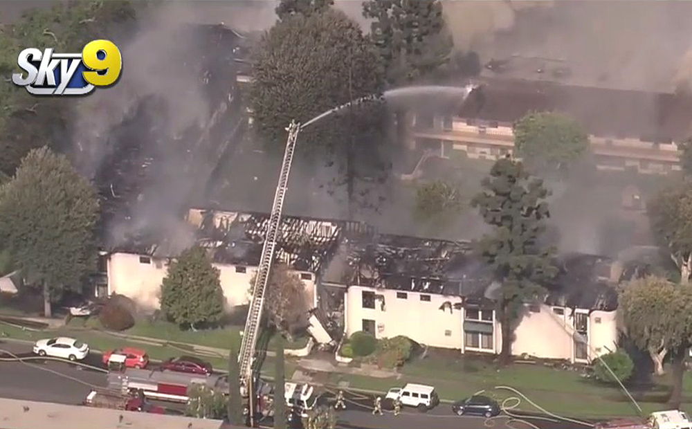 Fire That Tore Through Upland Apartments Caused By Soldering Work On Bathroom’s Copper Pipes