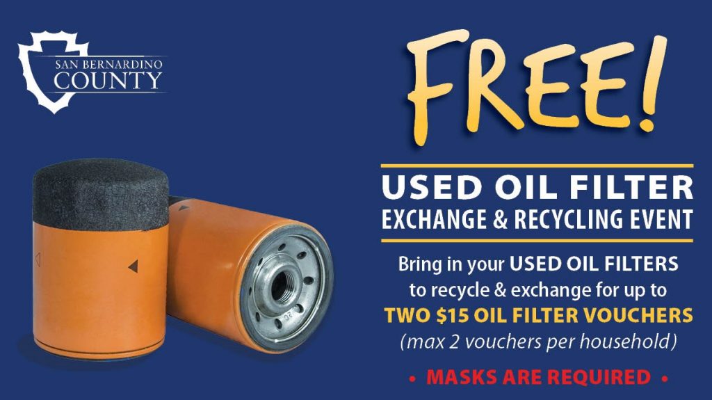 Colton Used Oil Filter Exchange & Recycling Event San Bernardino