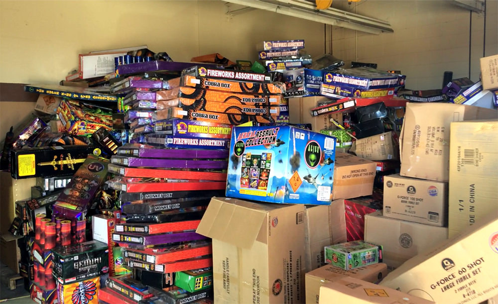 More Than 9 Tons Of Fireworks Seized By San Bernardino County Fire Task Force
