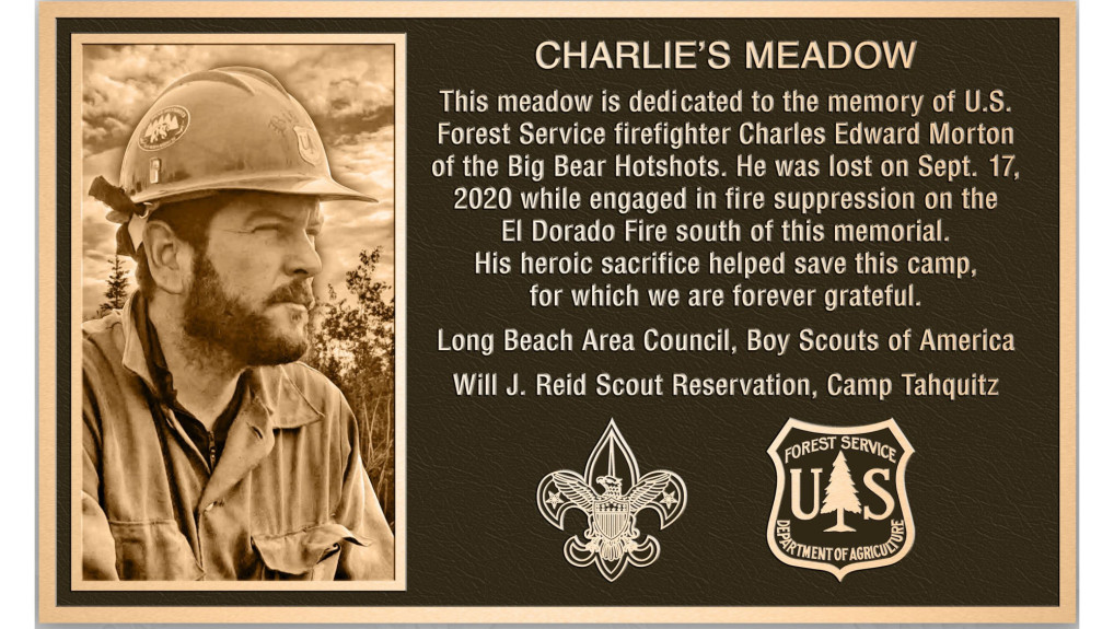 Boy Scouts erecting memorial to honor firefighter killed in El Dorado fire near their camp