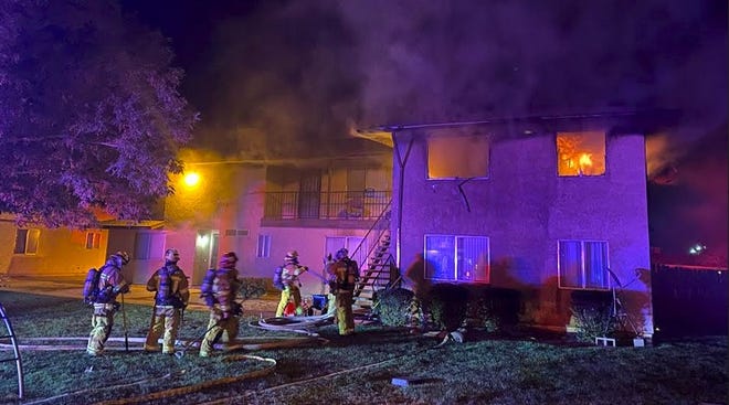 5 families displaced, 2 pets die in Apple Valley fire; candle may have set couch ablaze