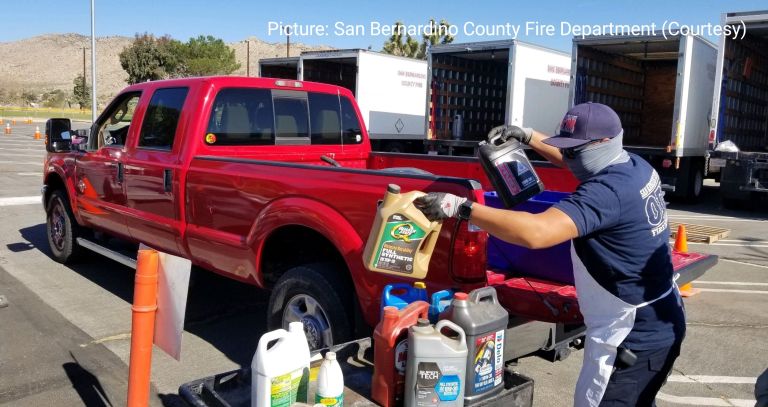 Needles, CA: Household Hazardous Waste Drop-Off Event will be happening in October 2021 at the City of Needles Public Works Department Yard.