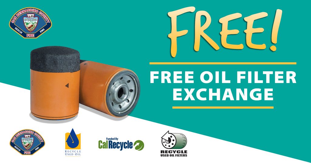 Redlands Used Oil Filter Exchange & Recycling Event San Bernardino