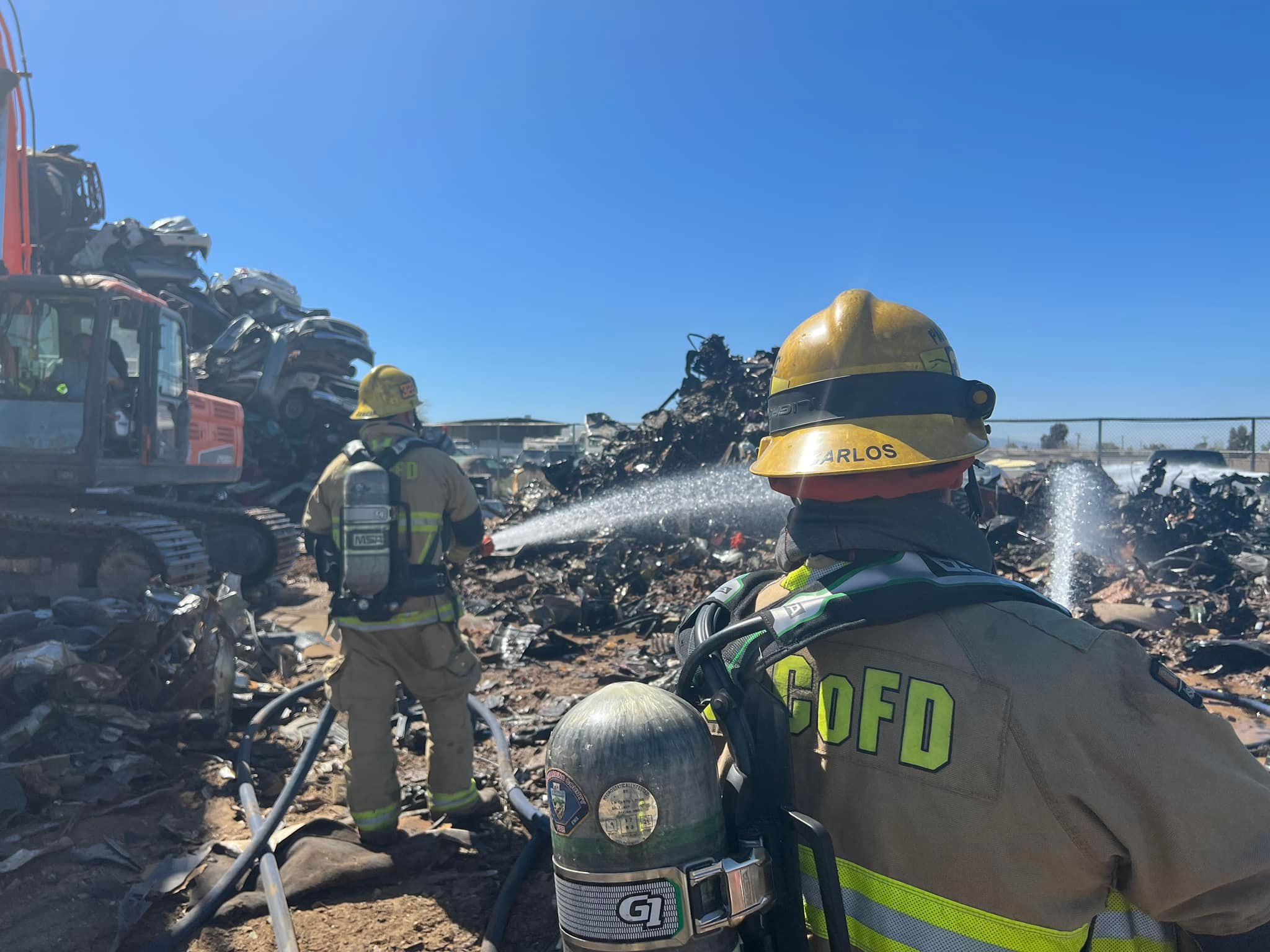 Firefighters Respond to Recycling Yard Fire in Hesperia – San ...