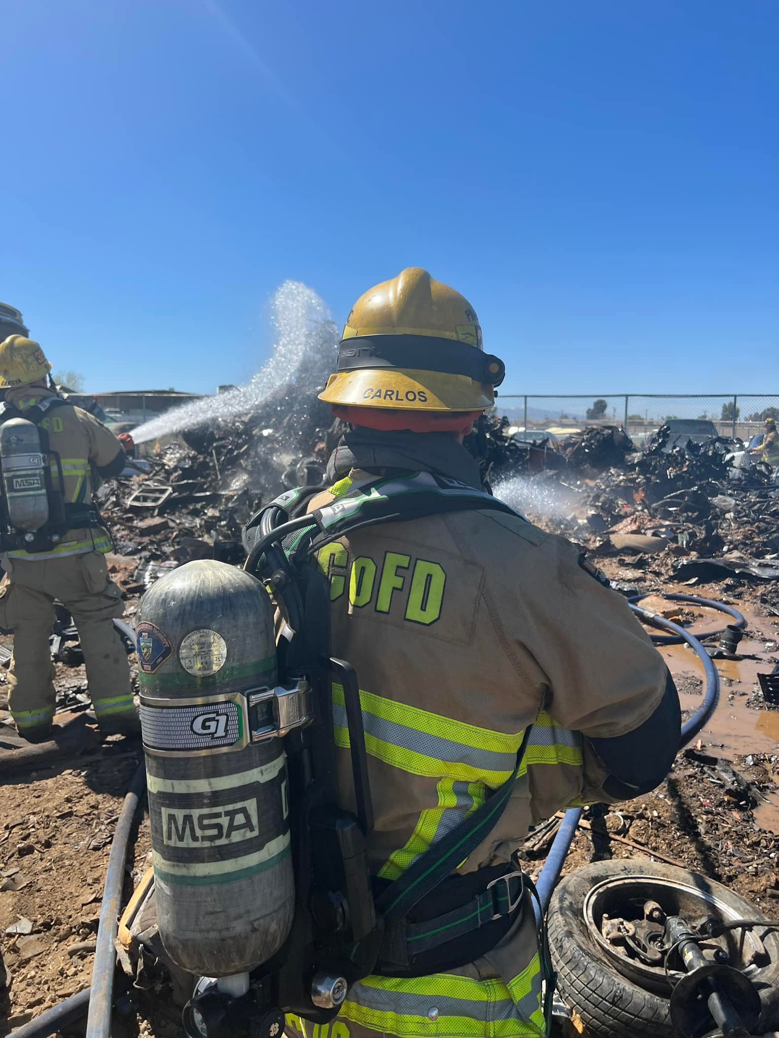 Firefighters Respond to Recycling Yard Fire in Hesperia – San ...