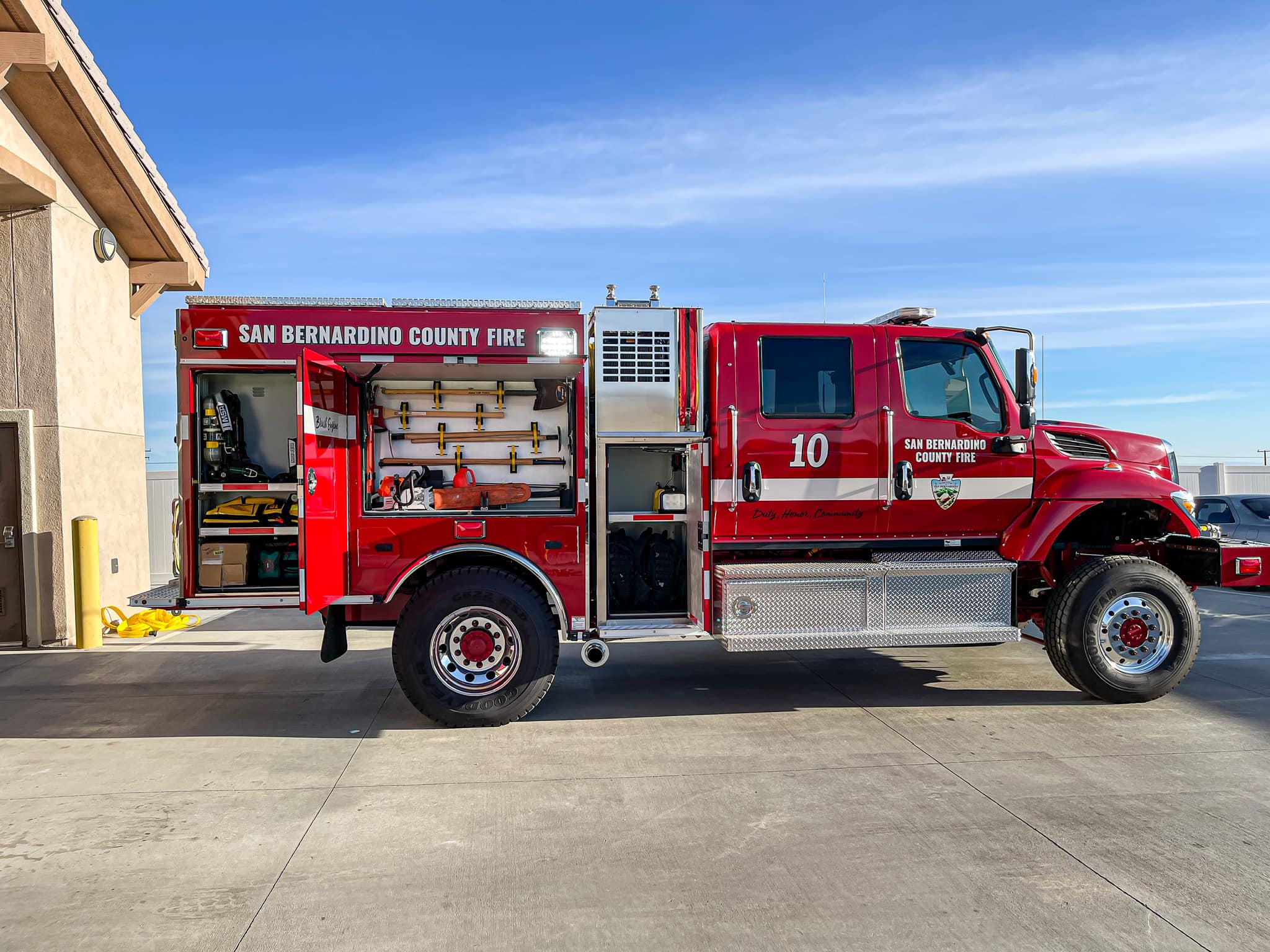 Four New Brush Engines – San Bernardino County Fire Protection District