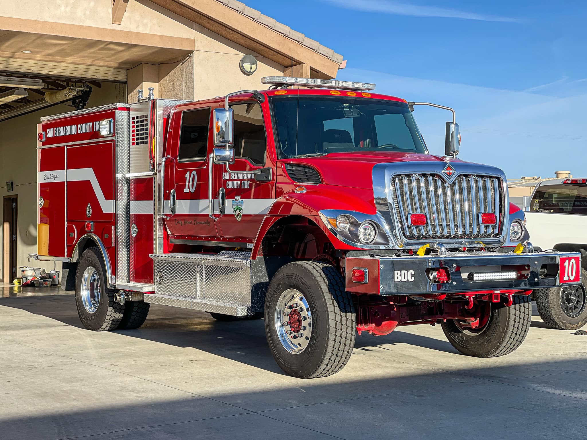 Four New Brush Engines San Bernardino County Fire Protection District 