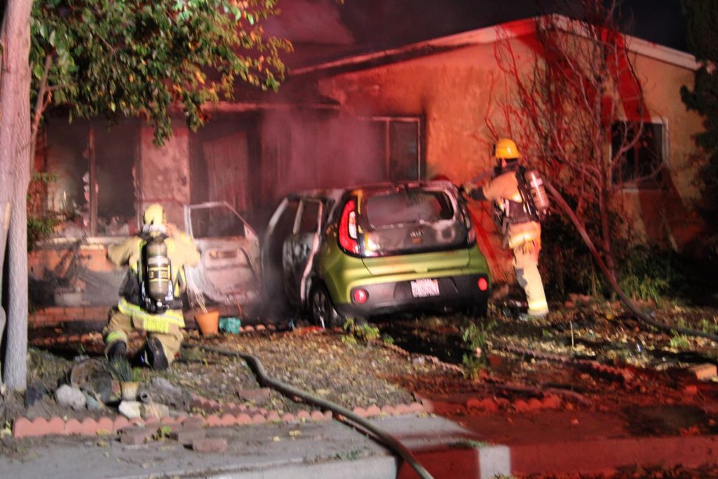 Vehicle Crashes into Home Resulting in Fire – San Bernardino County ...